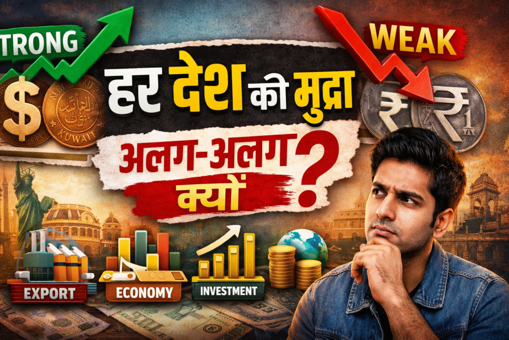 हर देश की मुद्रा (Currency) की कीमत अलग-अलग क्यों होती है?